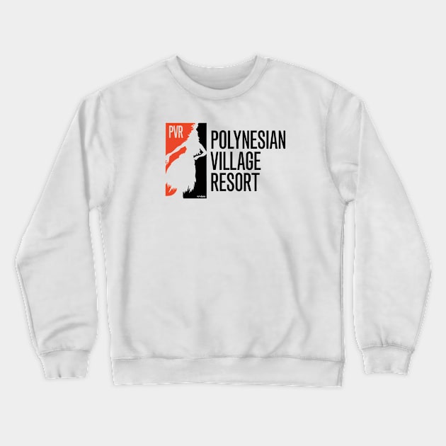 Polynesian Village Sports 70's Orange Crewneck Sweatshirt by RetroWDW